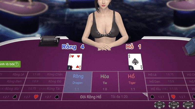 Cách chơi rồng hổ tại Rikvip: Hướng dẫn chi tiết từ A đến Z 2 Cách chơi Rồng Hổ rất đơn giản và dễ hiểu
