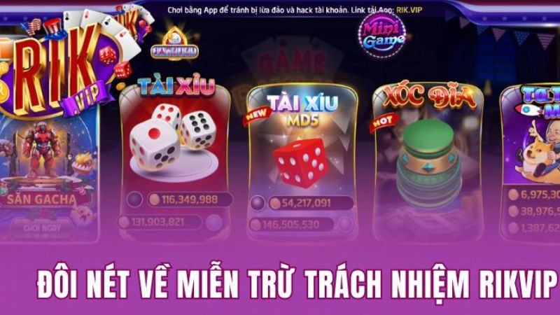 Miễn trừ trách nhiệm Rikvip – Điều khoản quan trọng người chơi cần biết 2 Tìm hiểu về miễn trừ trách nhiệm Rikvip để bảo vệ quyền lợi của bạn